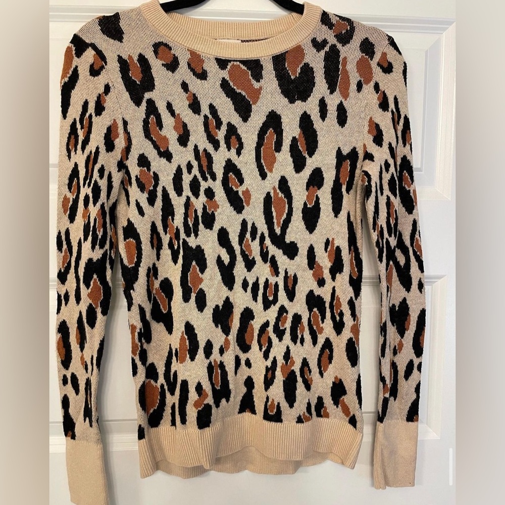 A New Day cheetah sweater